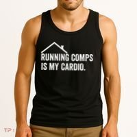 Running Comps Is My Cardio retro Realtor Apparel Tank Top thumb 3