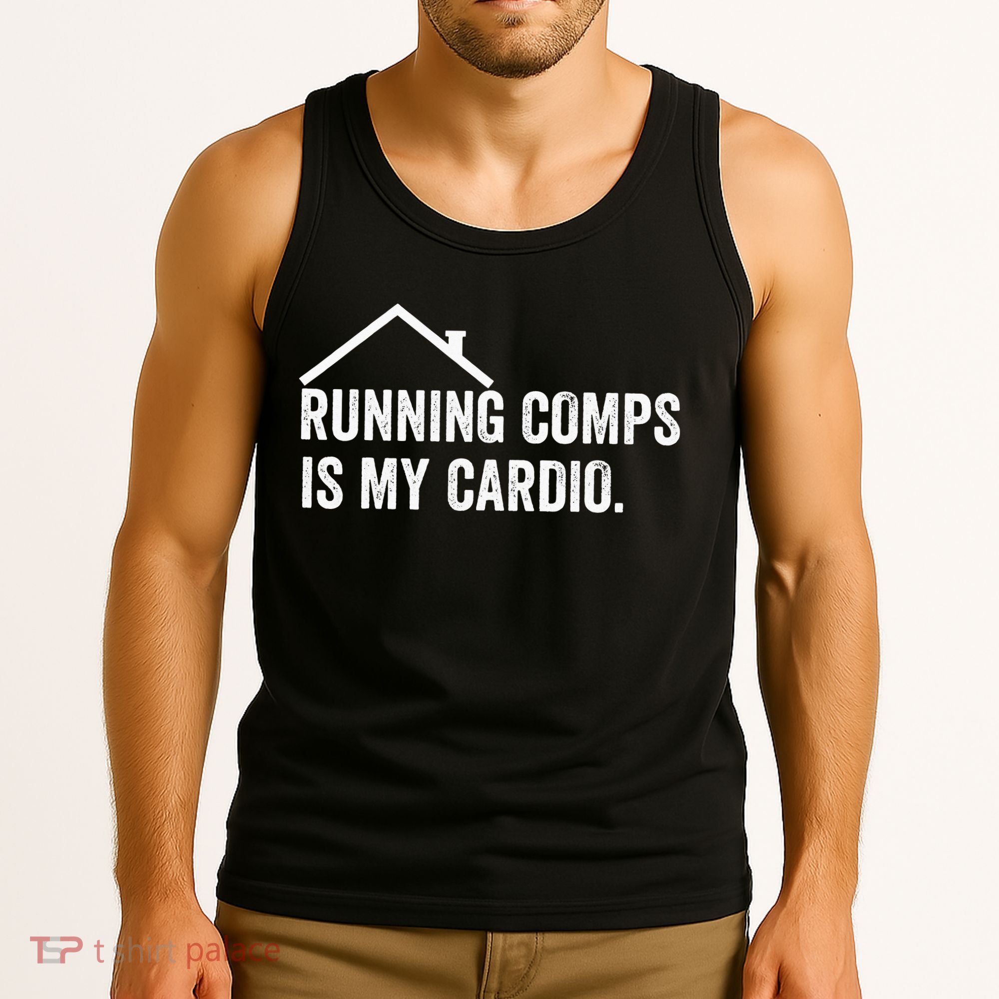 Running Comps Is My Cardio retro Realtor Apparel Tank Top