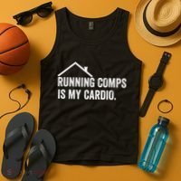 Running Comps Is My Cardio retro Realtor Apparel Tank Top thumb 4