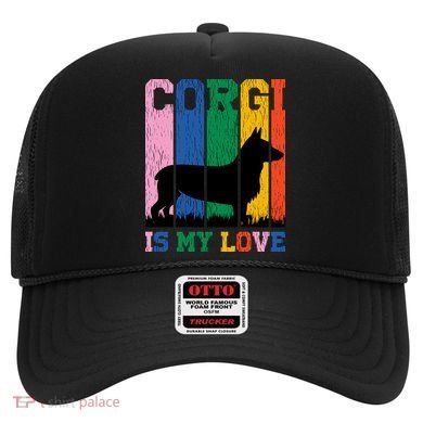 Retro Corgi Is My Love Hat