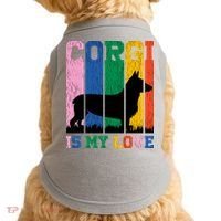 Retro Corgi Is My Love Doggie Tank thumb 0