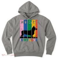 Retro Corgi Is My Love Hoodie thumb 0