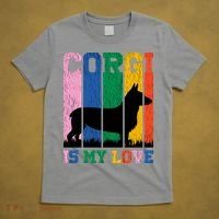 Retro Corgi Is My Love T-Shirt thumb 5