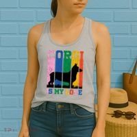 Retro Corgi Is My Love Women's Tank Top thumb 2