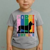 Retro Corgi Is My Love Toddler T-Shirt thumb 2