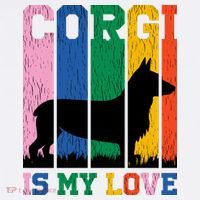 Retro Corgi Is My Love Comfort Colors Garment-Dyed Hooded Sweatshirt thumb 2