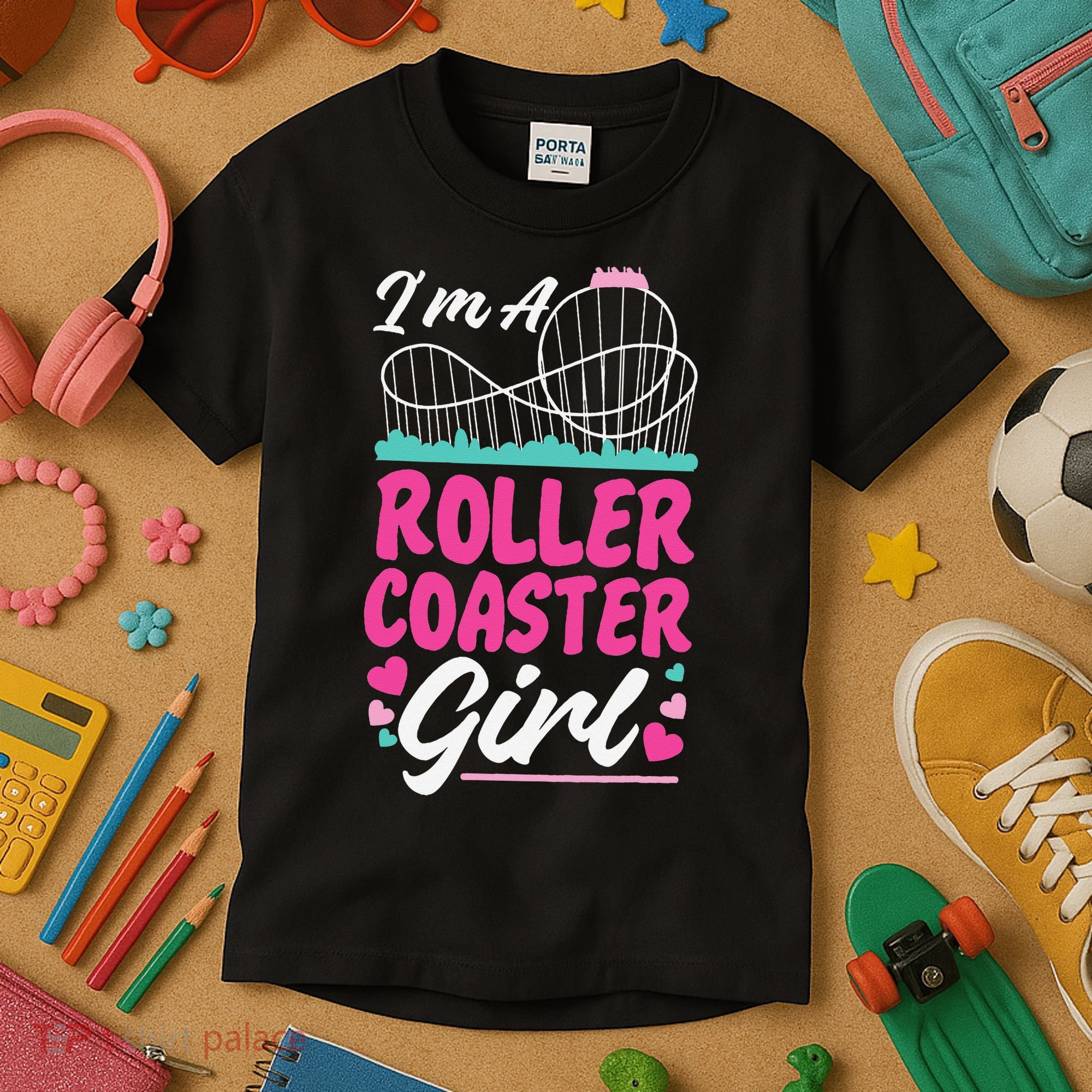 Roller Coaster I'm A Roller Coaster Kids T-Shirt