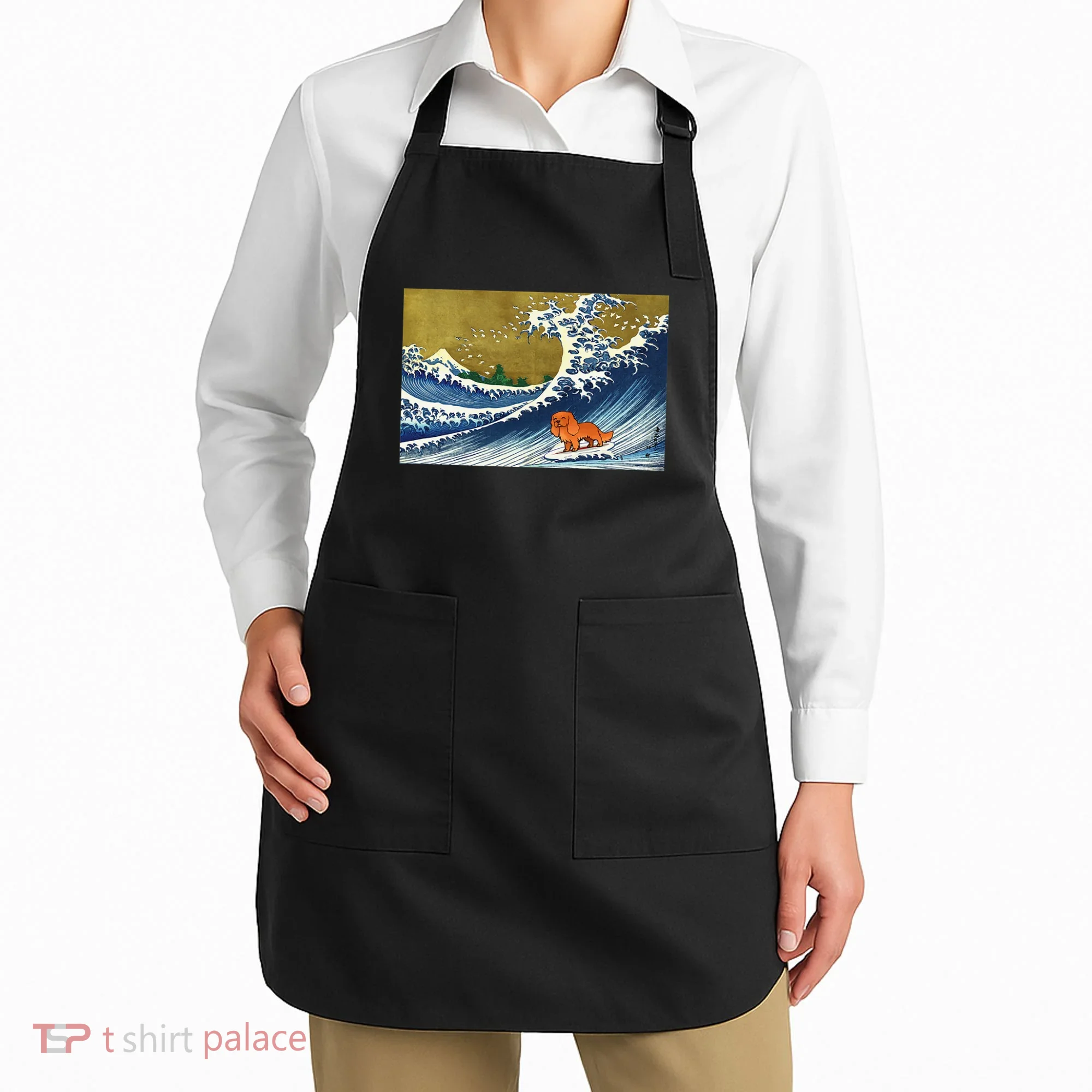 Ruby Cavalier King Charles Spaniel Apron
