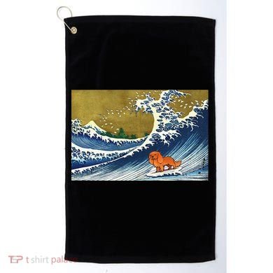 Ruby Cavalier King Charles Spaniel Golf Towel