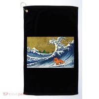 Ruby Cavalier King Charles Spaniel Golf Towel thumb 0