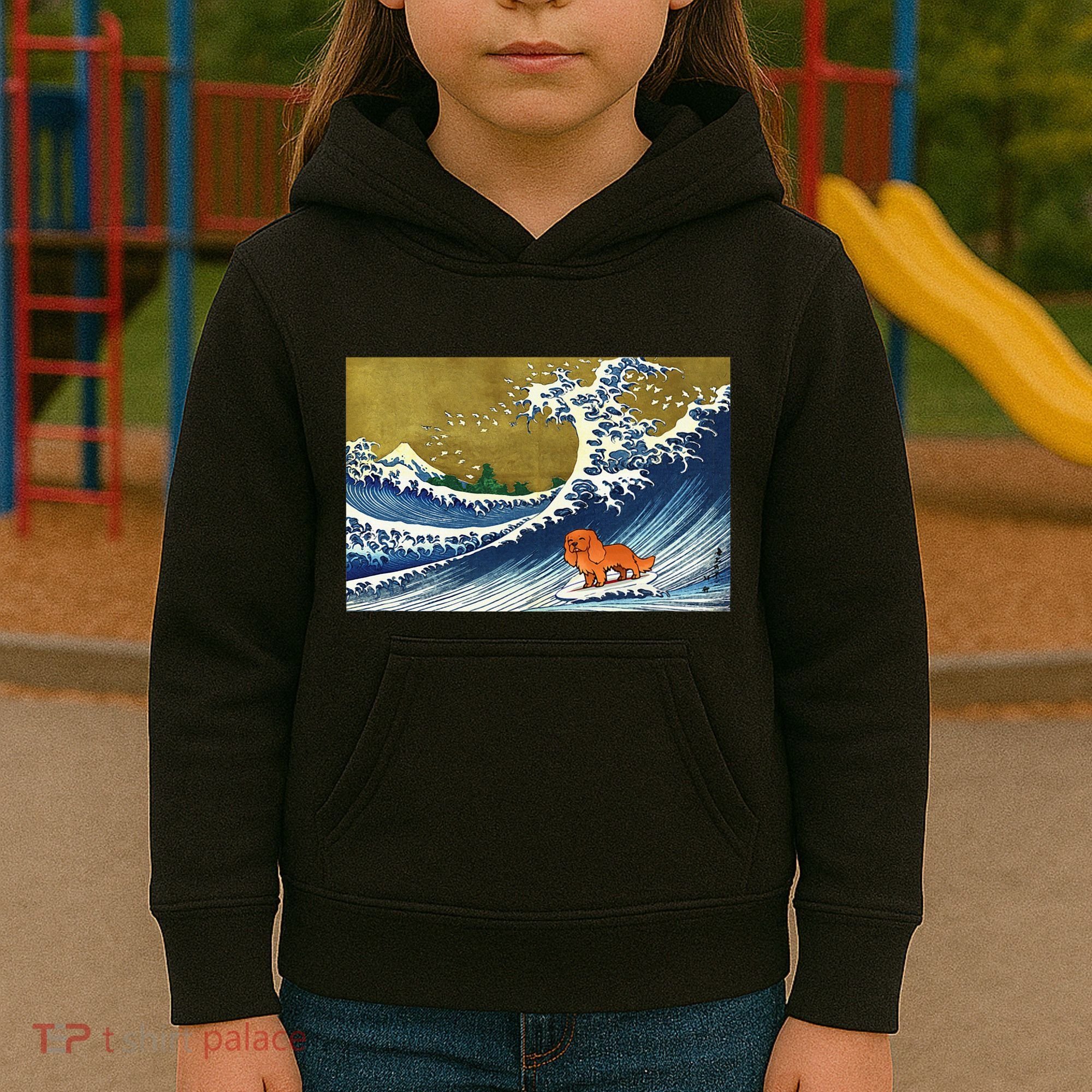 Ruby Cavalier King Charles Spaniel Kids Hoodie
