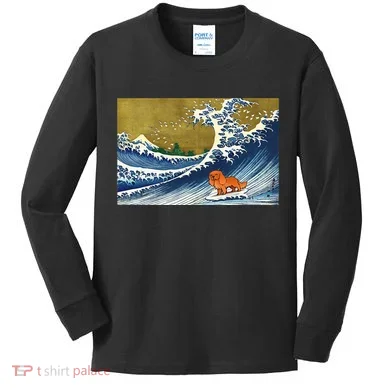 Ruby Cavalier King Charles Spaniel Kids Long Sleeve Shirt