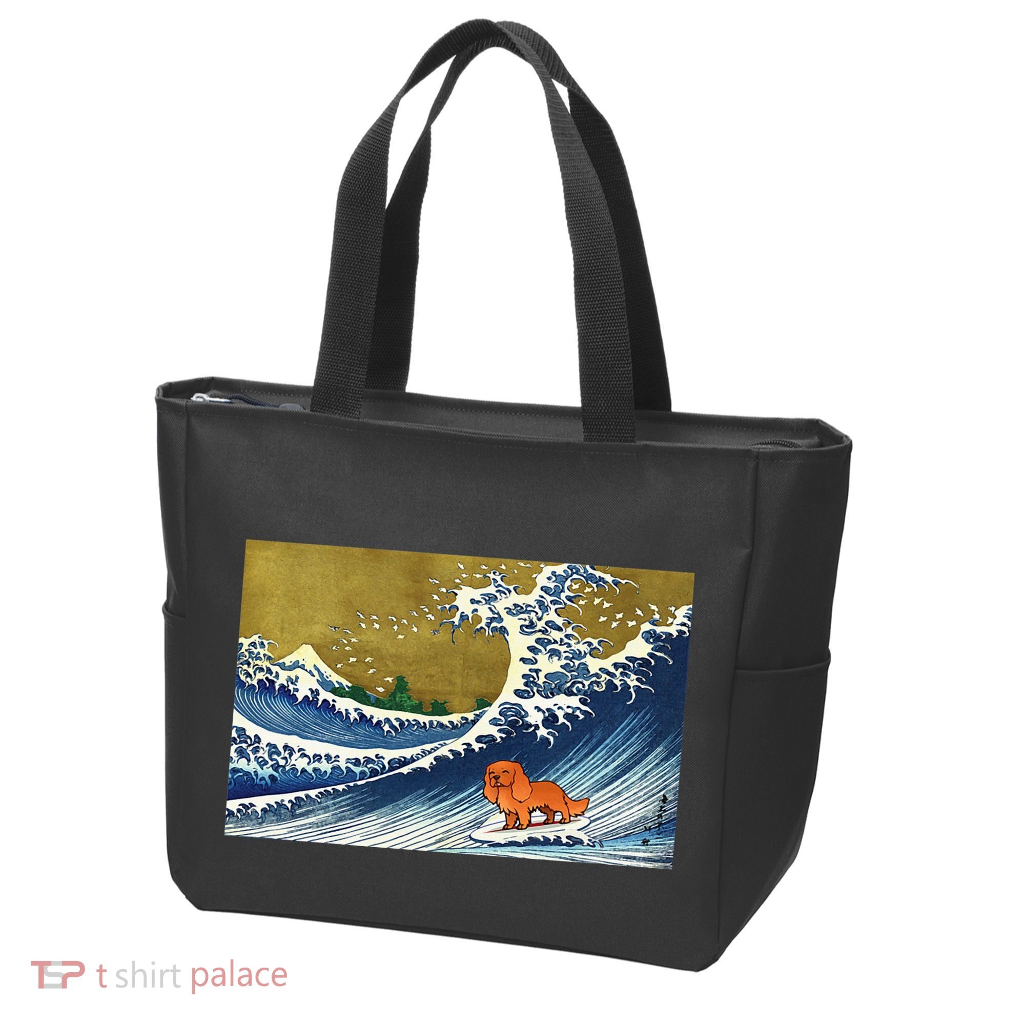 Ruby Cavalier King Charles Spaniel Tote Bag