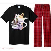 Ramen Cat Kawaii Anime Japanese Kawaii Neko Pajama Set thumb 0