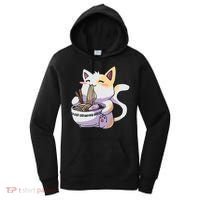 Ramen Cat Kawaii Anime Japanese Kawaii Neko Women's Hoodie thumb 0