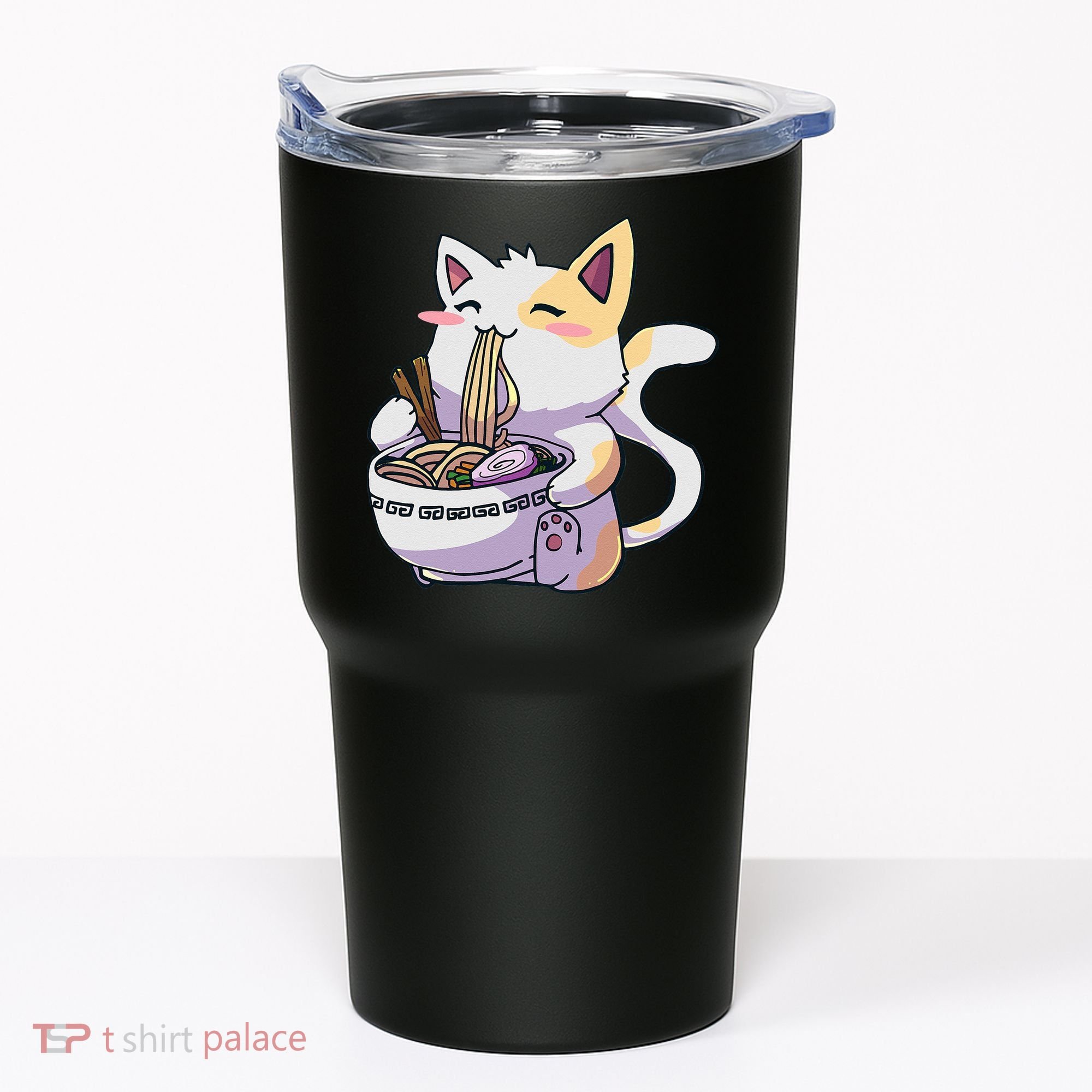 Ramen Cat Kawaii Anime Japanese Kawaii Neko Tumbler