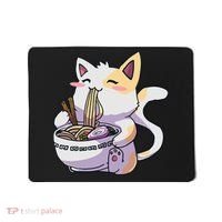 Ramen Cat Kawaii Anime Japanese Kawaii Neko Mousepad thumb 0