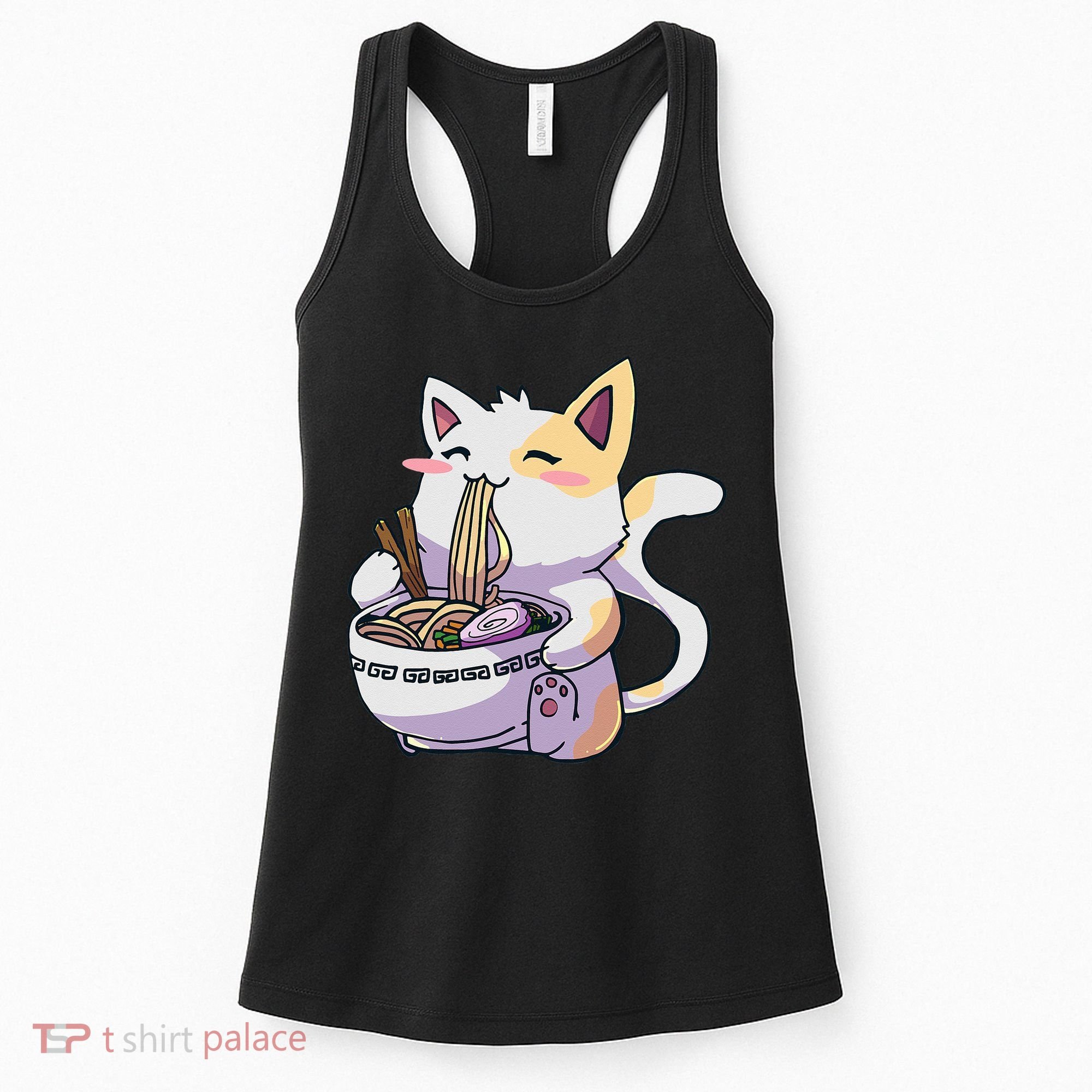 Ramen Cat Kawaii Anime Japanese Kawaii Neko Women's Tank Top
