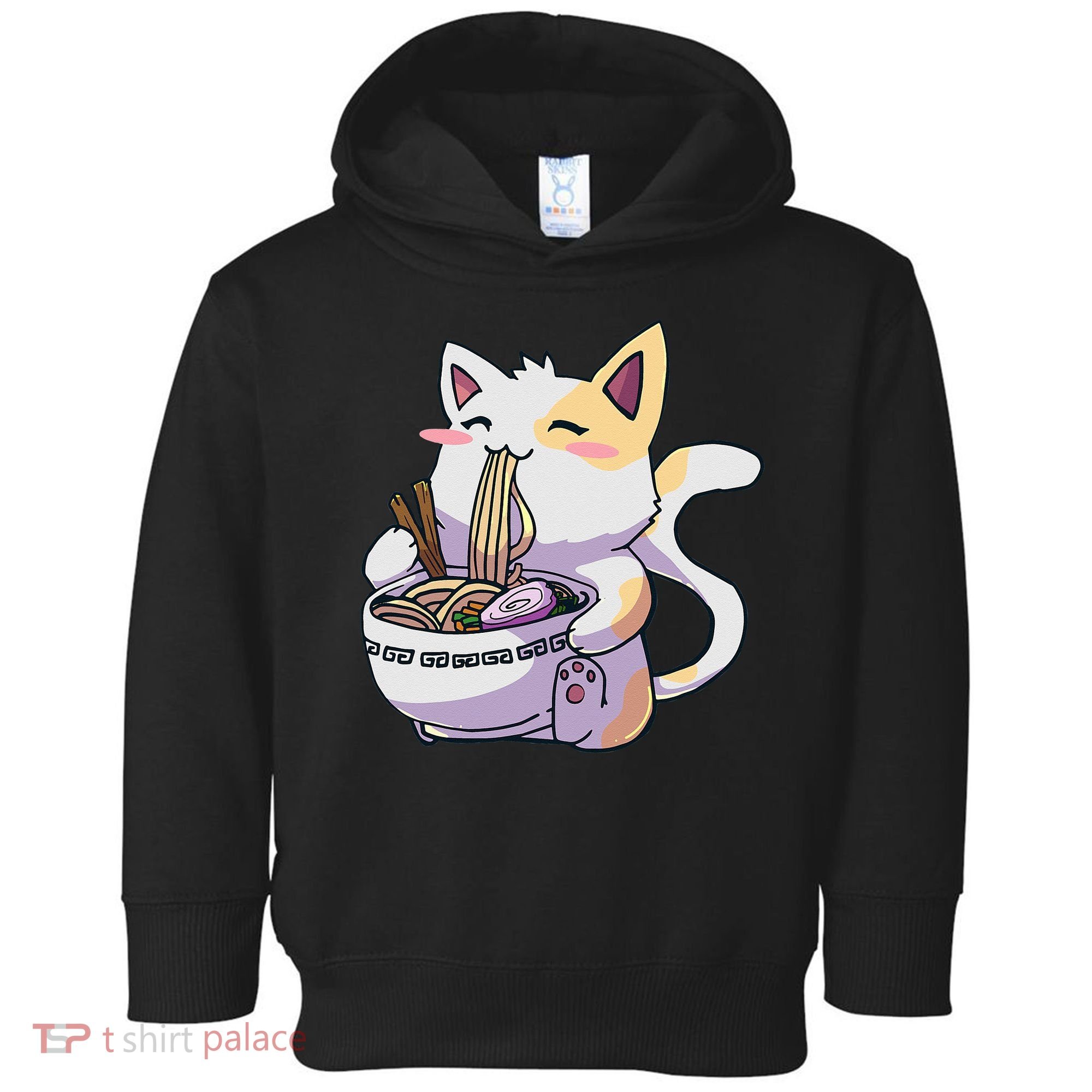 Ramen Cat Kawaii Anime Japanese Kawaii Neko Toddler Hoodie