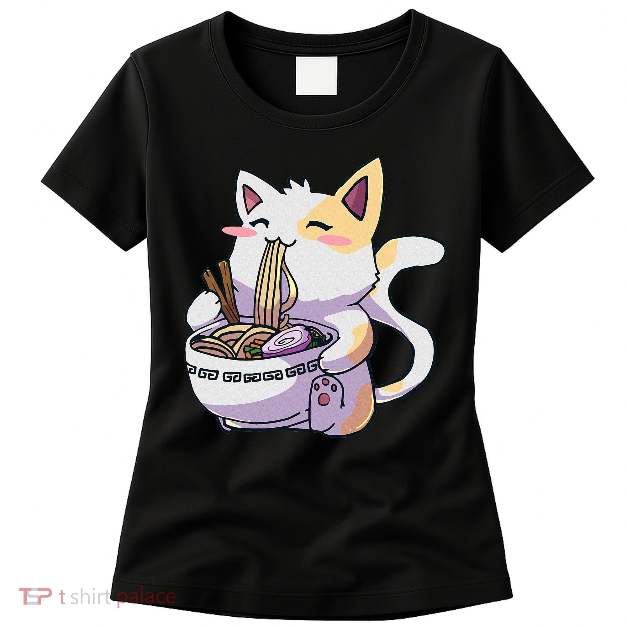 Ramen Cat Kawaii Anime Japanese Kawaii Neko Women's T-Shirt