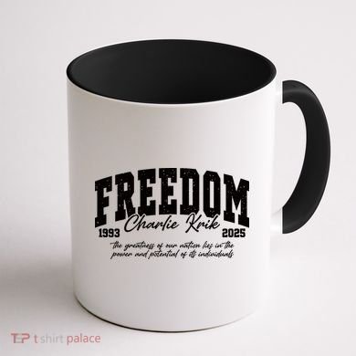 Rip Charlie Kirk Rest In Peace A True American Hero Coffee Mug back