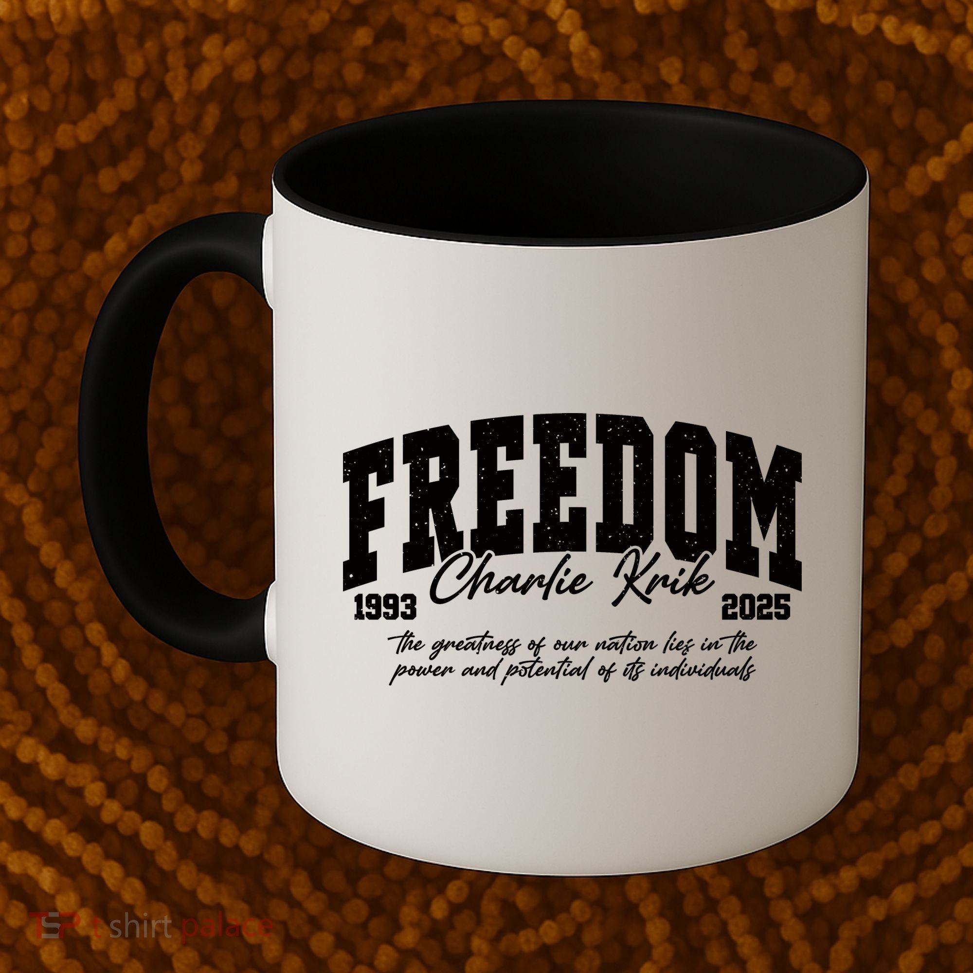 Rip Charlie Kirk Rest In Peace A True American Hero Coffee Mug