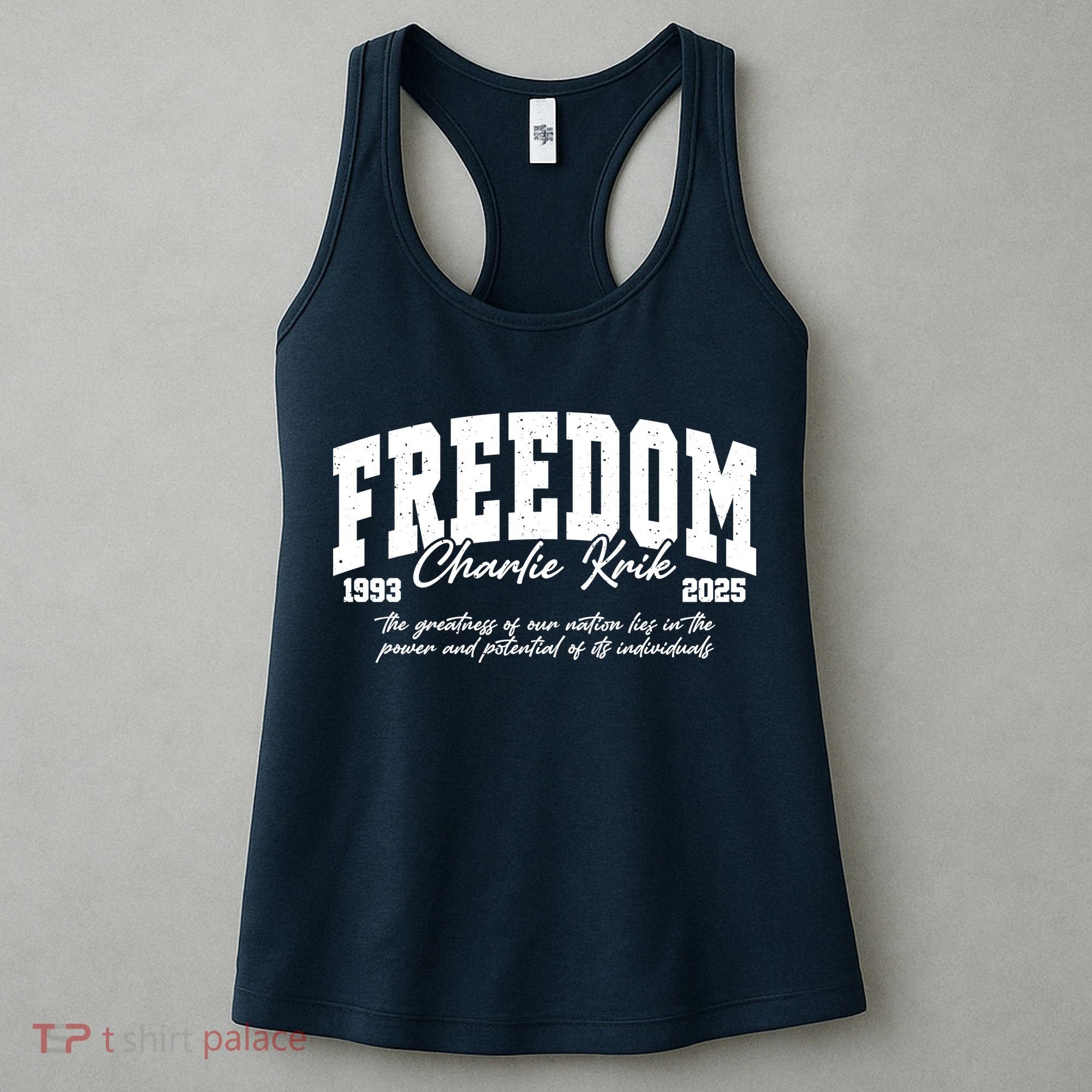 Rip Charlie Kirk Rest In Peace A True American Hero Women's Tank Top