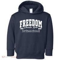 Rip Charlie Kirk Rest In Peace A True American Hero Toddler Hoodie thumb 0