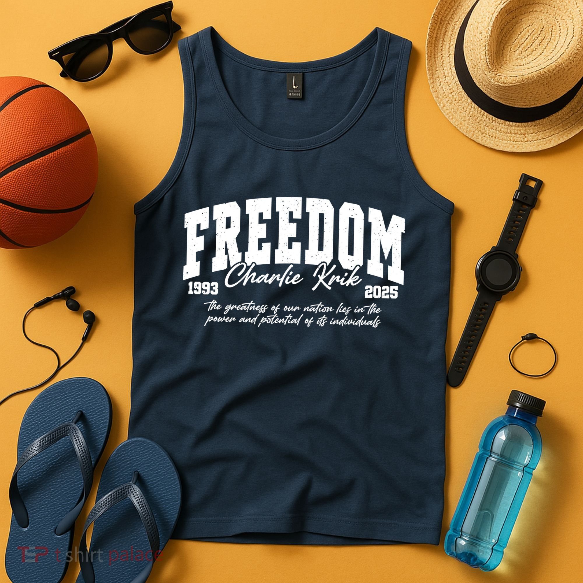 Rip Charlie Kirk Rest In Peace A True American Hero Tank Top