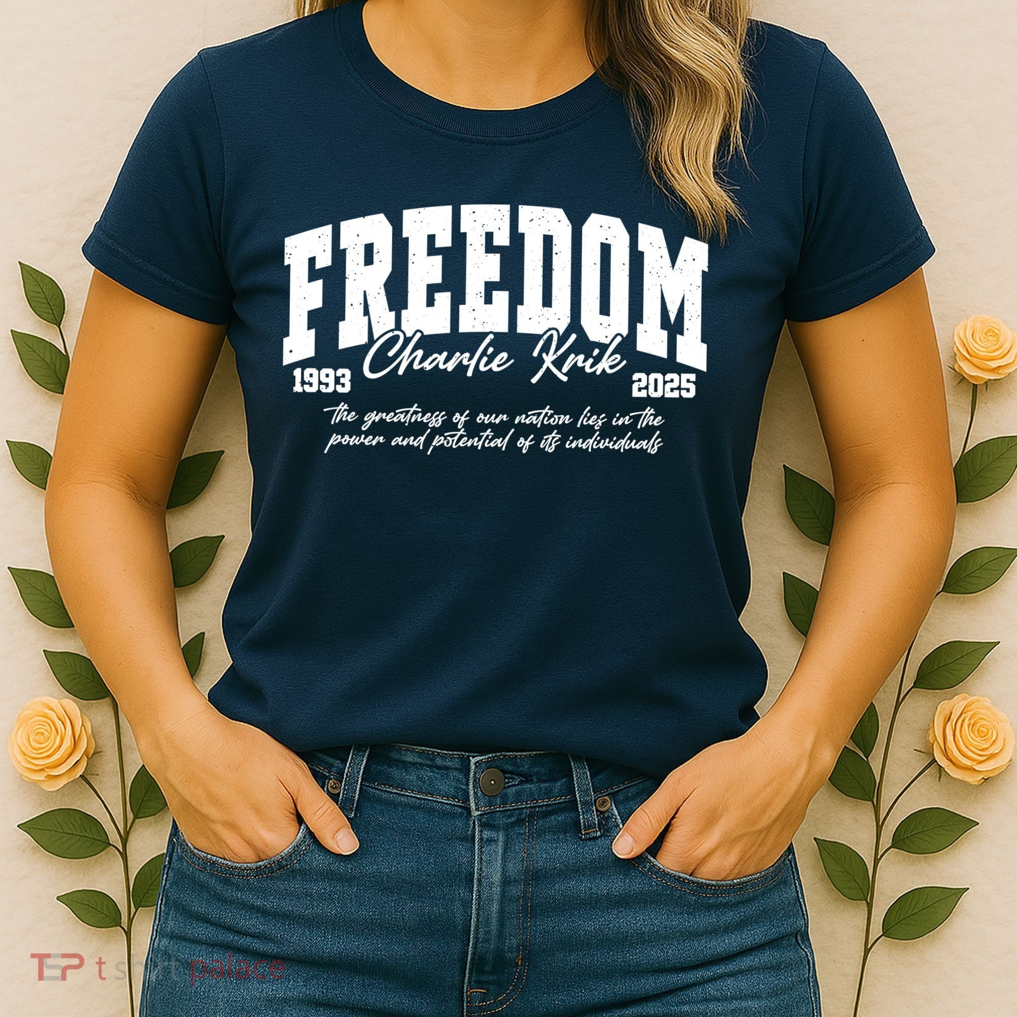 Rip Charlie Kirk Rest In Peace A True American Hero Women's T-Shirt