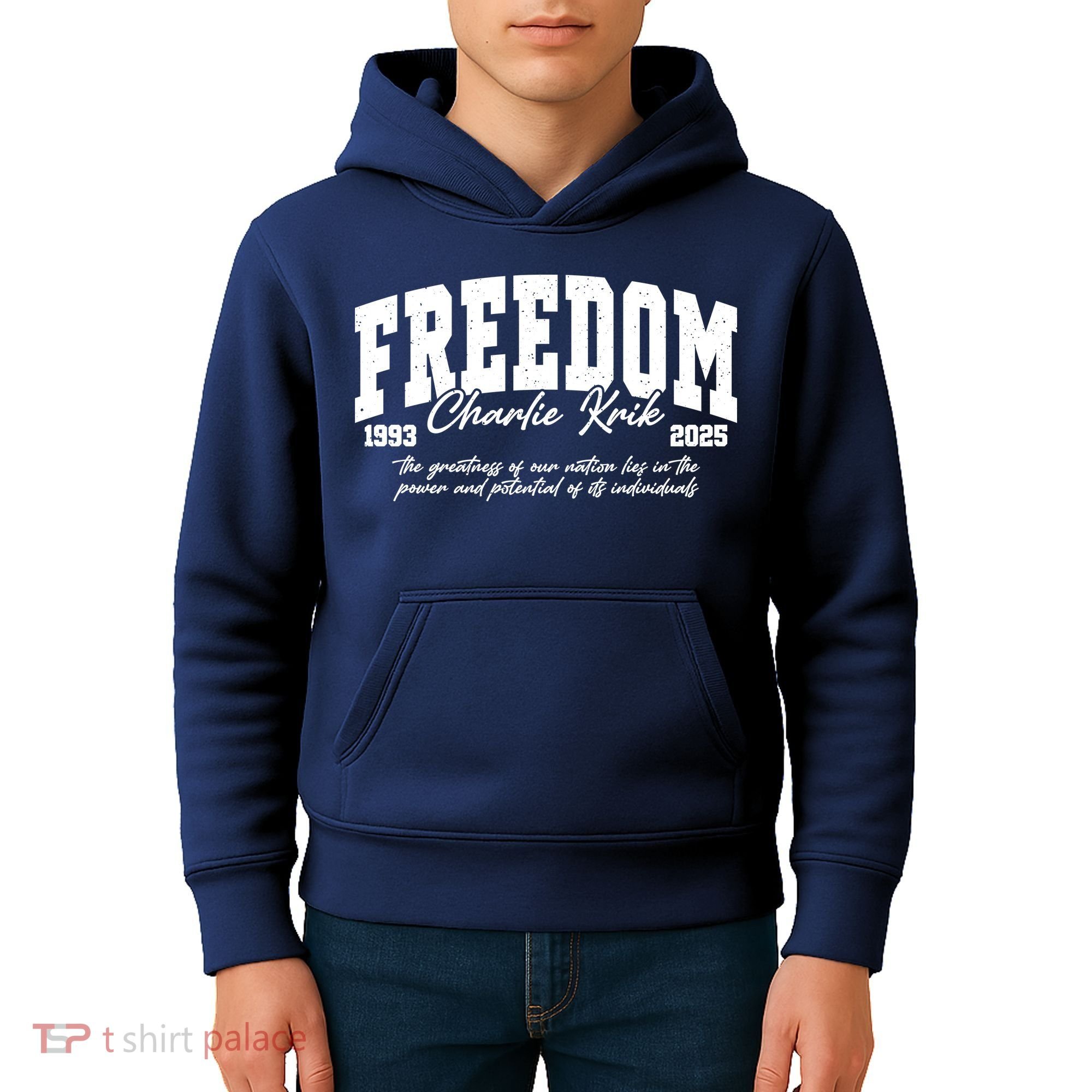 Rip Charlie Kirk Rest In Peace A True American Hero Kids Hoodie