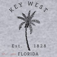 Retro Cool Key West Florida Palm Tree Novelty Women's Sweatshirt thumb 2
