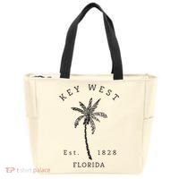 Retro Cool Key West Florida Palm Tree Novelty Tote Bag thumb 0