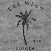 Retro Cool Key West Florida Palm Tree Novelty Toddler Hoodie thumb 2