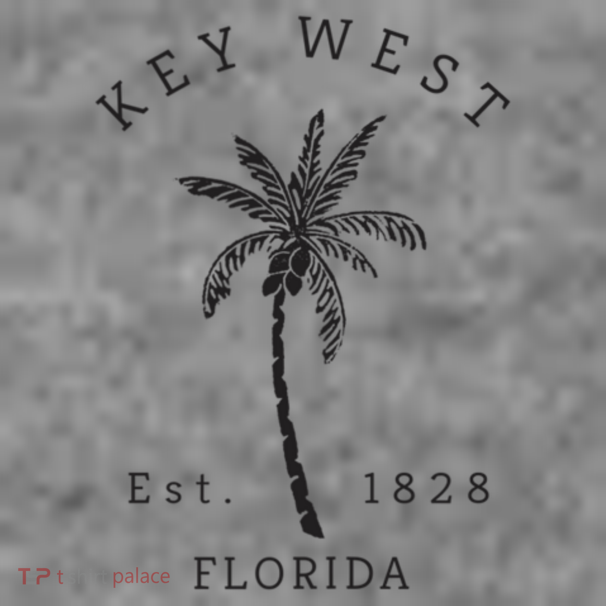Retro Cool Key West Florida Palm Tree Novelty Toddler Hoodie