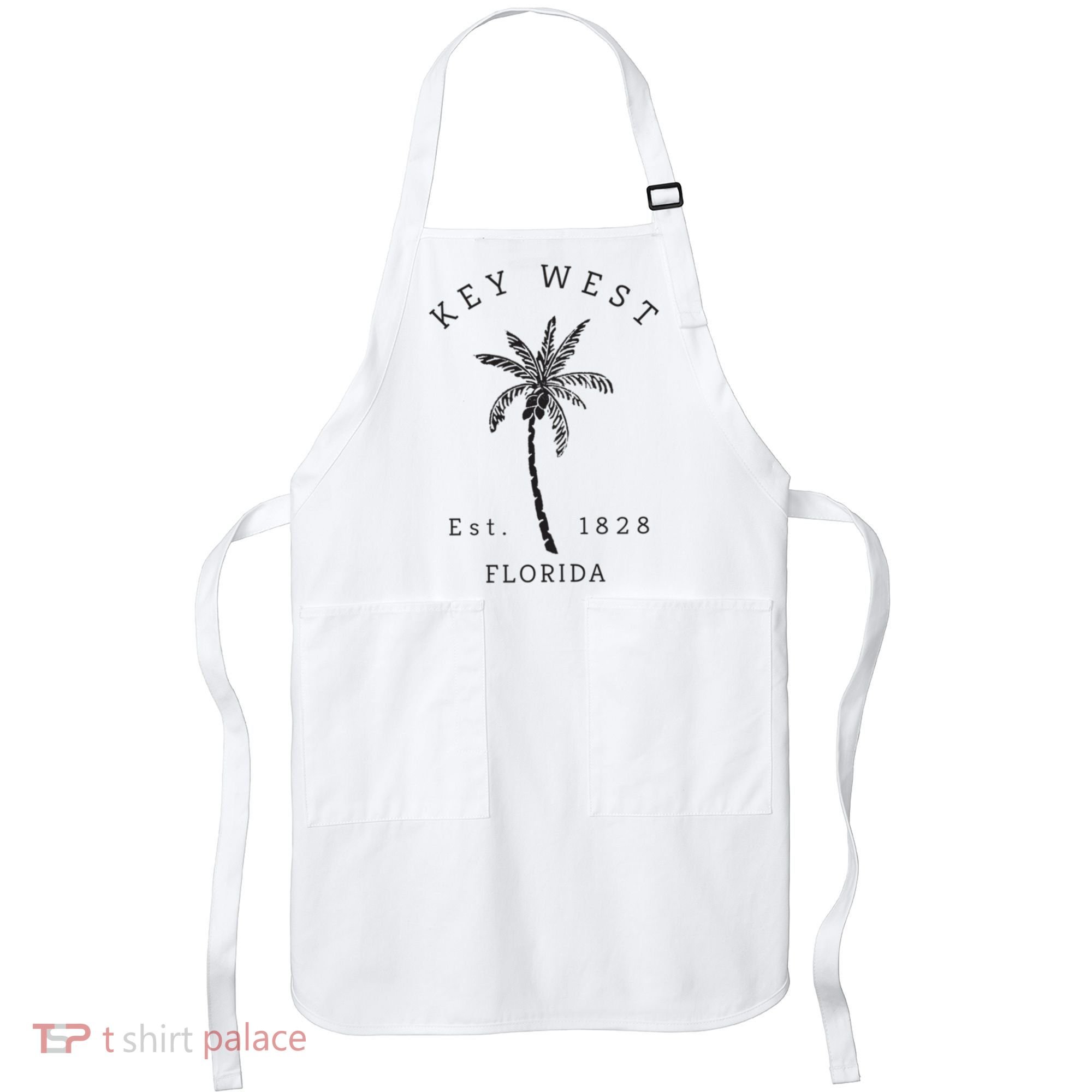 Retro Cool Key West Florida Palm Tree Novelty Apron