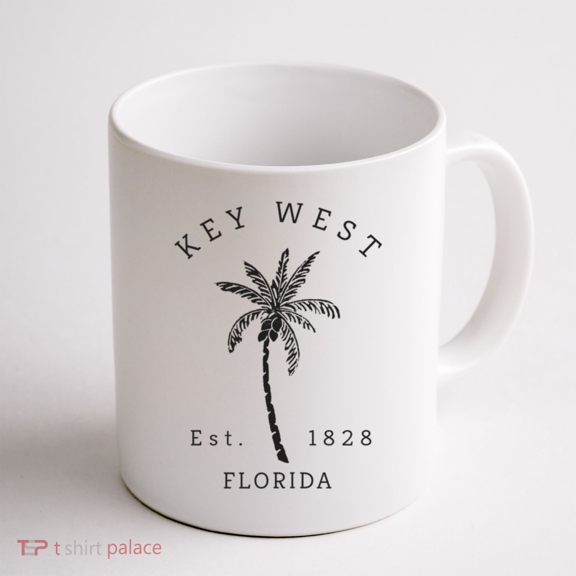 Retro Cool Key West Florida Palm Tree Novelty Coffee Mug