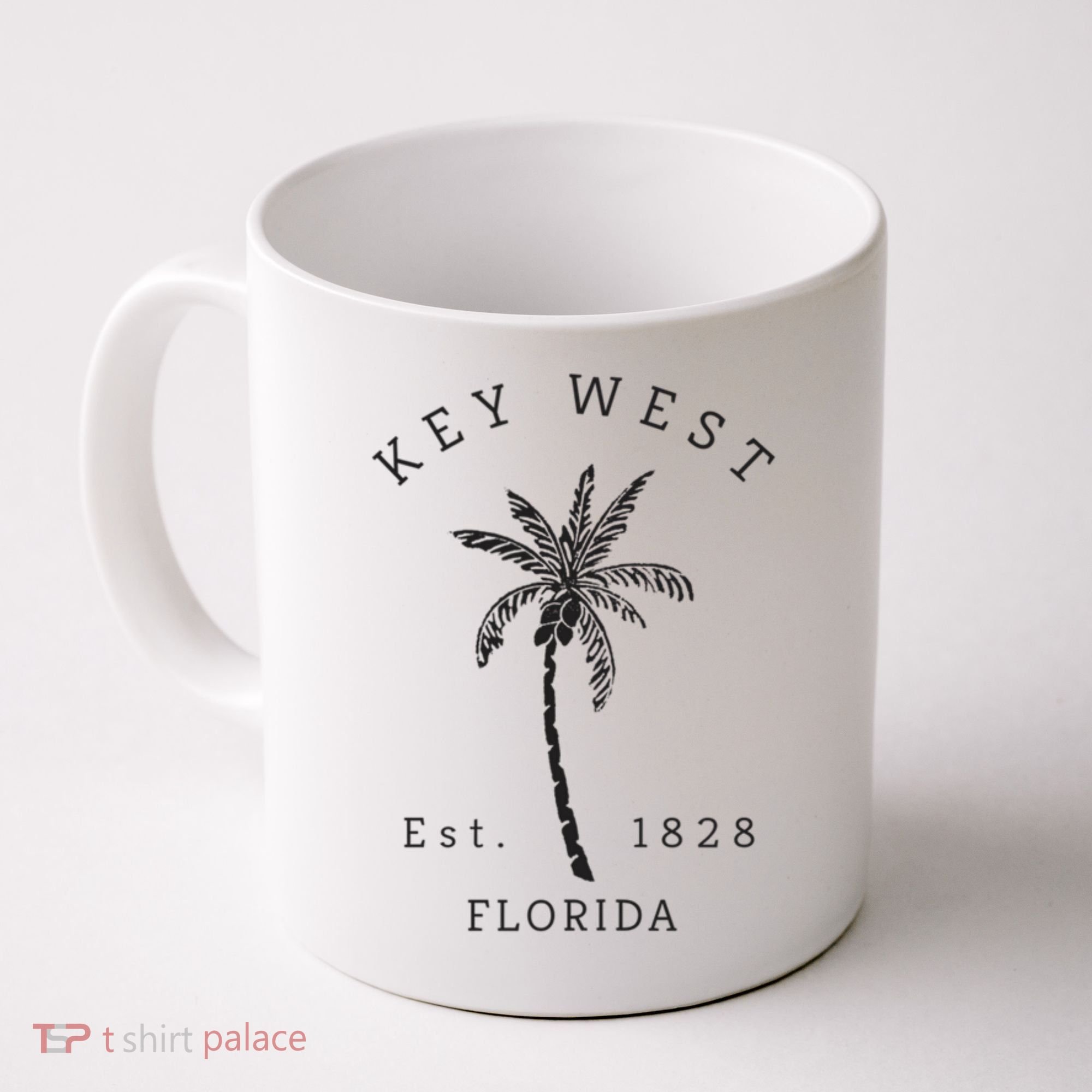Retro Cool Key West Florida Palm Tree Novelty Coffee Mug