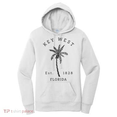 Retro Cool Key West Florida Palm Tree Novelty Women's Hoodie
