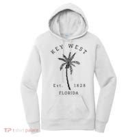 Retro Cool Key West Florida Palm Tree Novelty Women's Hoodie thumb 0