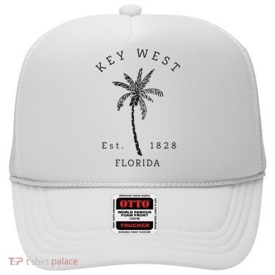 Retro Cool Key West Florida Palm Tree Novelty Hat