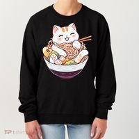 Ra Cat Kawaii Neko Cute Anime Women's Sweatshirt thumb 0