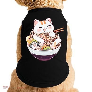 Ra Cat Kawaii Neko Cute Anime Doggie Tank