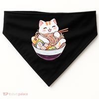 Ra Cat Kawaii Neko Cute Anime USA-Made Doggie Bandana thumb 0