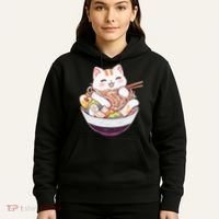 Ra Cat Kawaii Neko Cute Anime Hoodie thumb 5