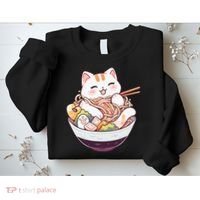 Ra Cat Kawaii Neko Cute Anime Sweatshirt thumb 2