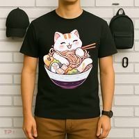 Ra Cat Kawaii Neko Cute Anime T-Shirt thumb 6