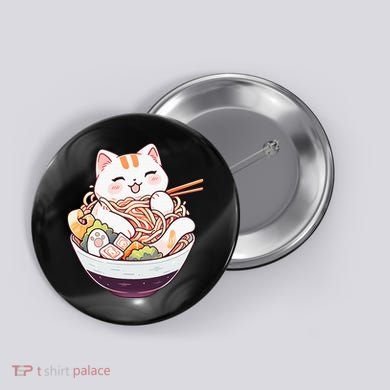 Ra Cat Kawaii Neko Cute Anime Button