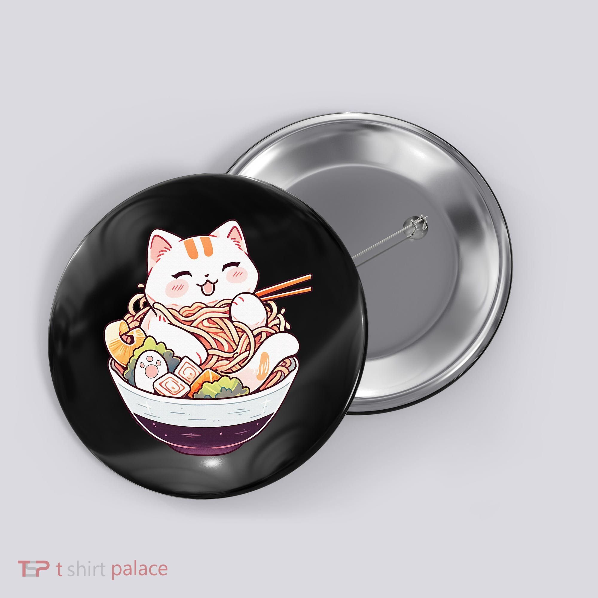 Ra Cat Kawaii Neko Cute Anime Button