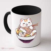 Ra Cat Kawaii Neko Cute Anime Coffee Mug thumb 0